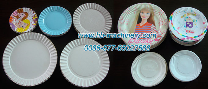 round paper plate, paper dish, paper tray