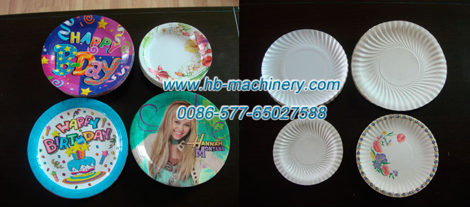 round paper dish, paper plate